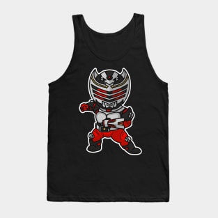 Kamen Rider Ryuki Chibi Style Kawaii Tank Top